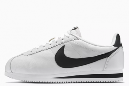 Nike Cortez de piel Blancas y Negras